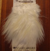  ����� ������ ���� (�������� �����) spey hackle saddle  white